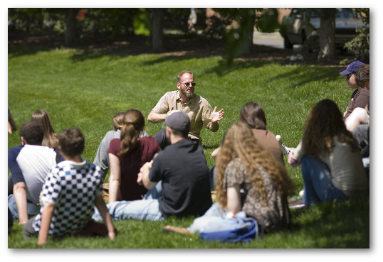 Outdoor class meeting